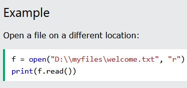 python file handling