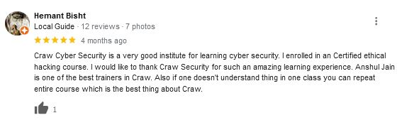 CEH v12 Course Review by Hemant Bisht