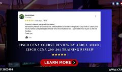 CISCO CCNA Course Review by Abdul Ahad