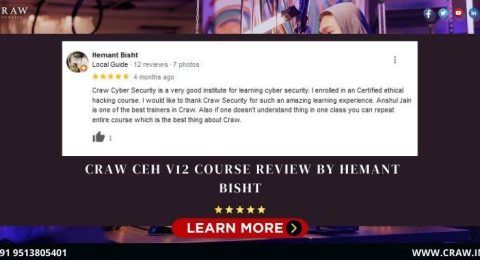 Craw CEH v12 Course Review by Hemant Bisht