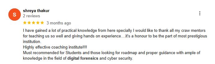 image show Review Of Craw Cyber Forensic Student